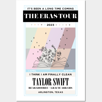 Arlington Clean Eras Tour Poster