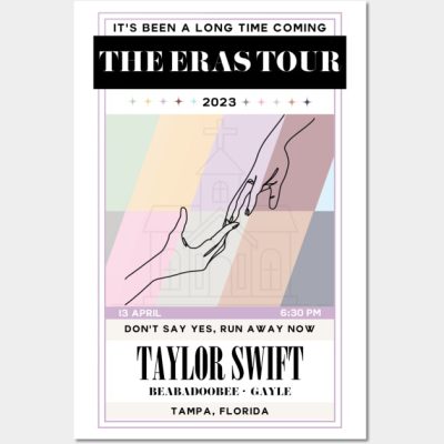 Tampa Speak Now Eras Tour Poster