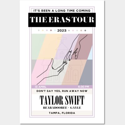 Tampa Speak Now Eras Tour Poster