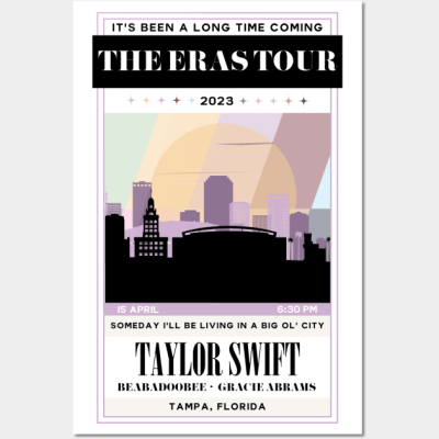 Tampa Mean Eras Tour Poster