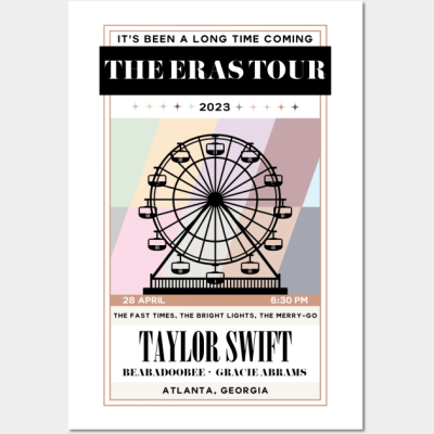 Atlanta Coney Island Eras Tour Poster
