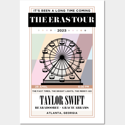 Atlanta Coney Island Eras Tour Poster